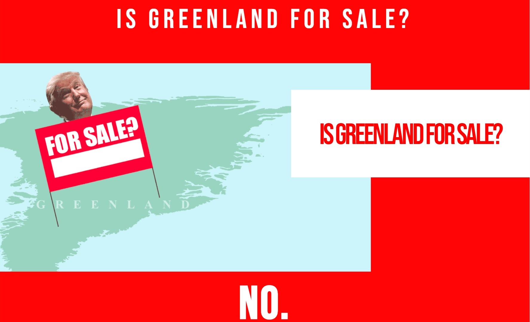 特朗普再提购买计划 声称要“让格陵兰岛再次伟大”