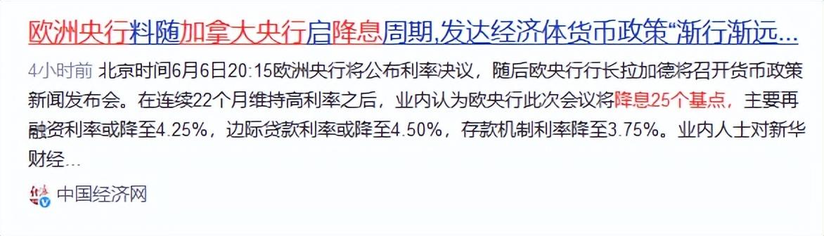事关降息 重要时刻来了!多国央行将公布最新利率决议