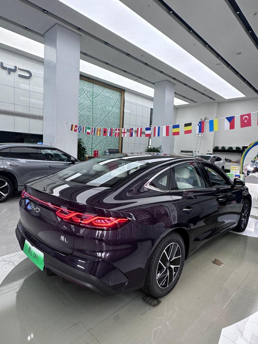 小奢侈大治愈 秦L EV多巴胺改色车膜上线